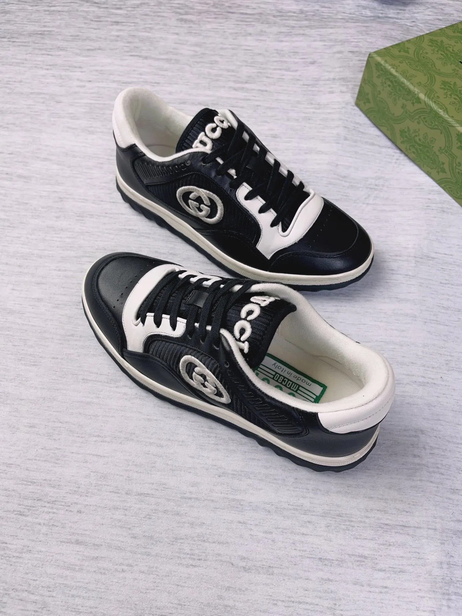 👟👟Ex-factory price 600👟👟 👑The top version of Gucci's latest popular MAC80 sneakers on the market, women's 35-40, men's 39-45 👏👏👏Welcome all bosses to compare and provide guidance...